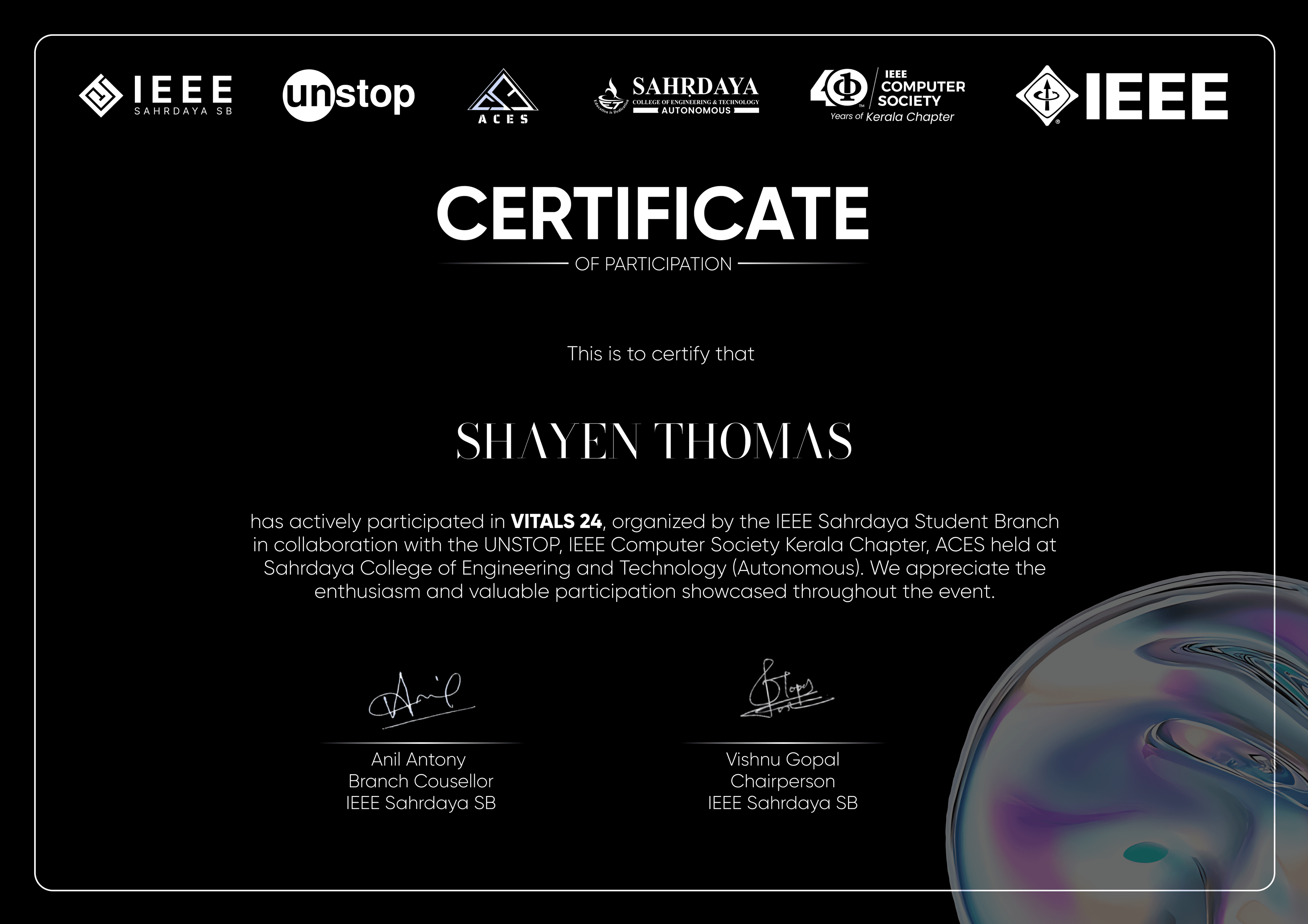 VITALS 24 (INFINIA 2.0)